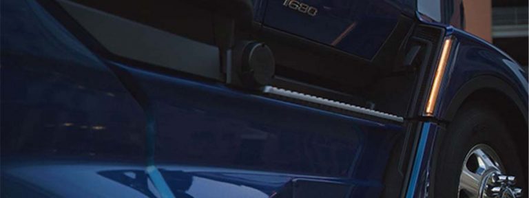 LED L-Pattern Turn Signal Side Mirrors for Kenworth Tanzania