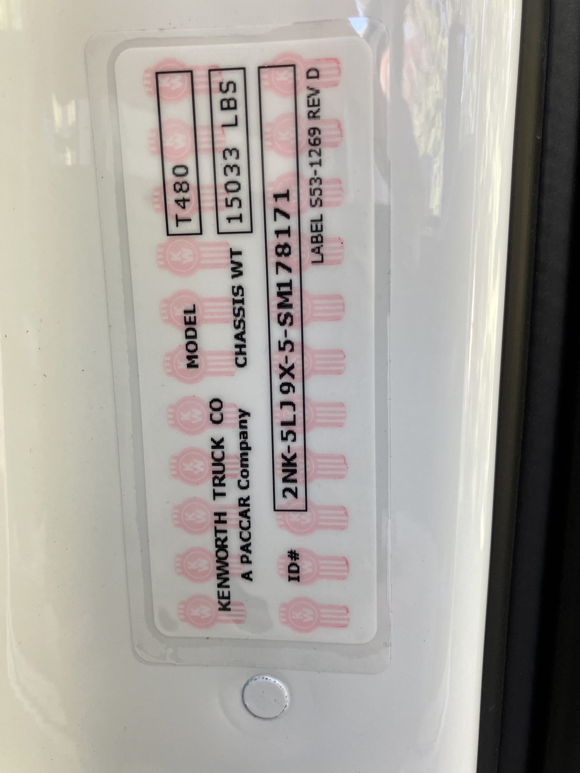 2025 Kenworth T480 SM178171-13 2025 Kenworth T480 SM178171-13