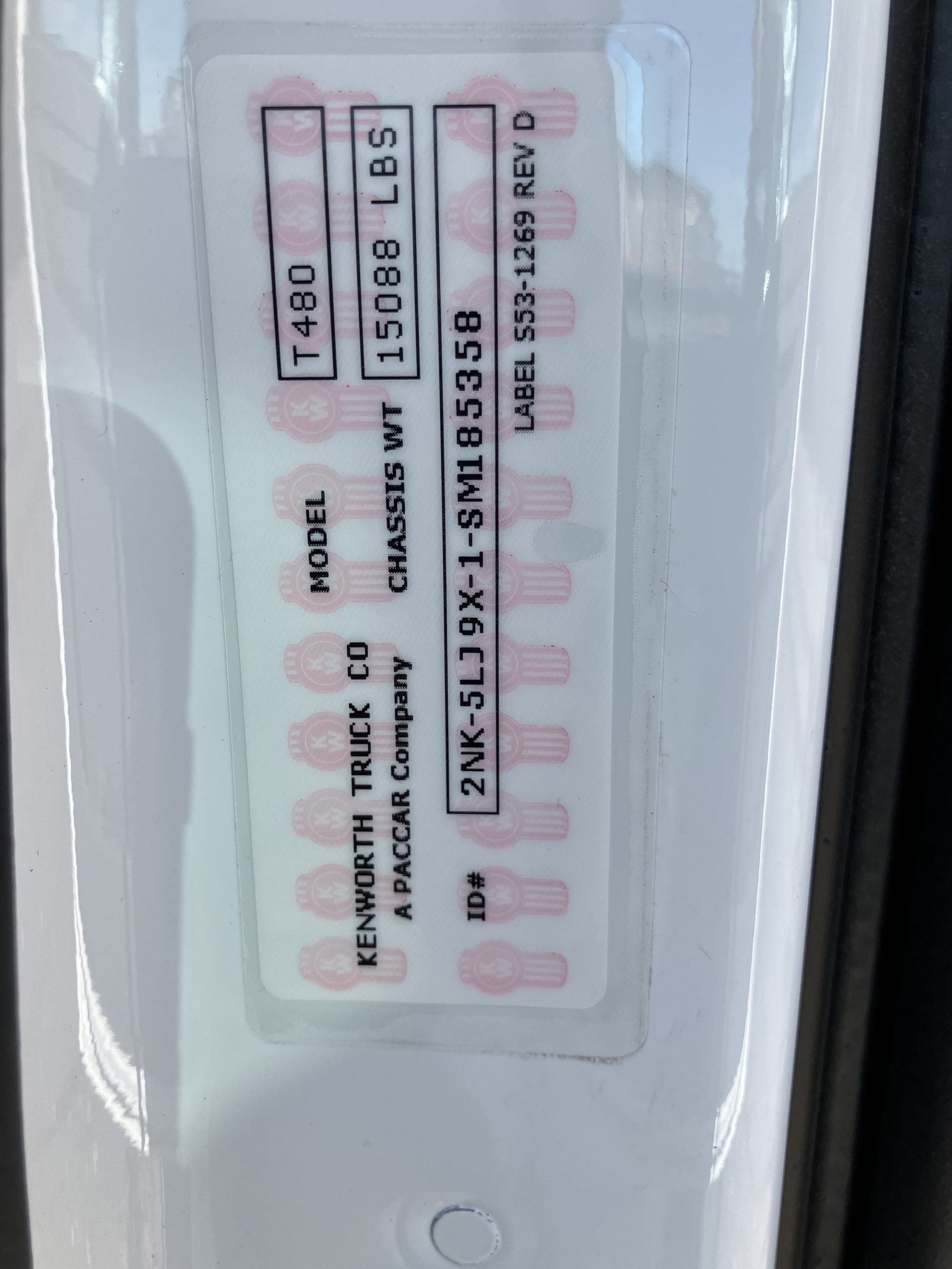 2025 Kenworth T480 SM185358-13 2025 Kenworth T480 SM185358-13