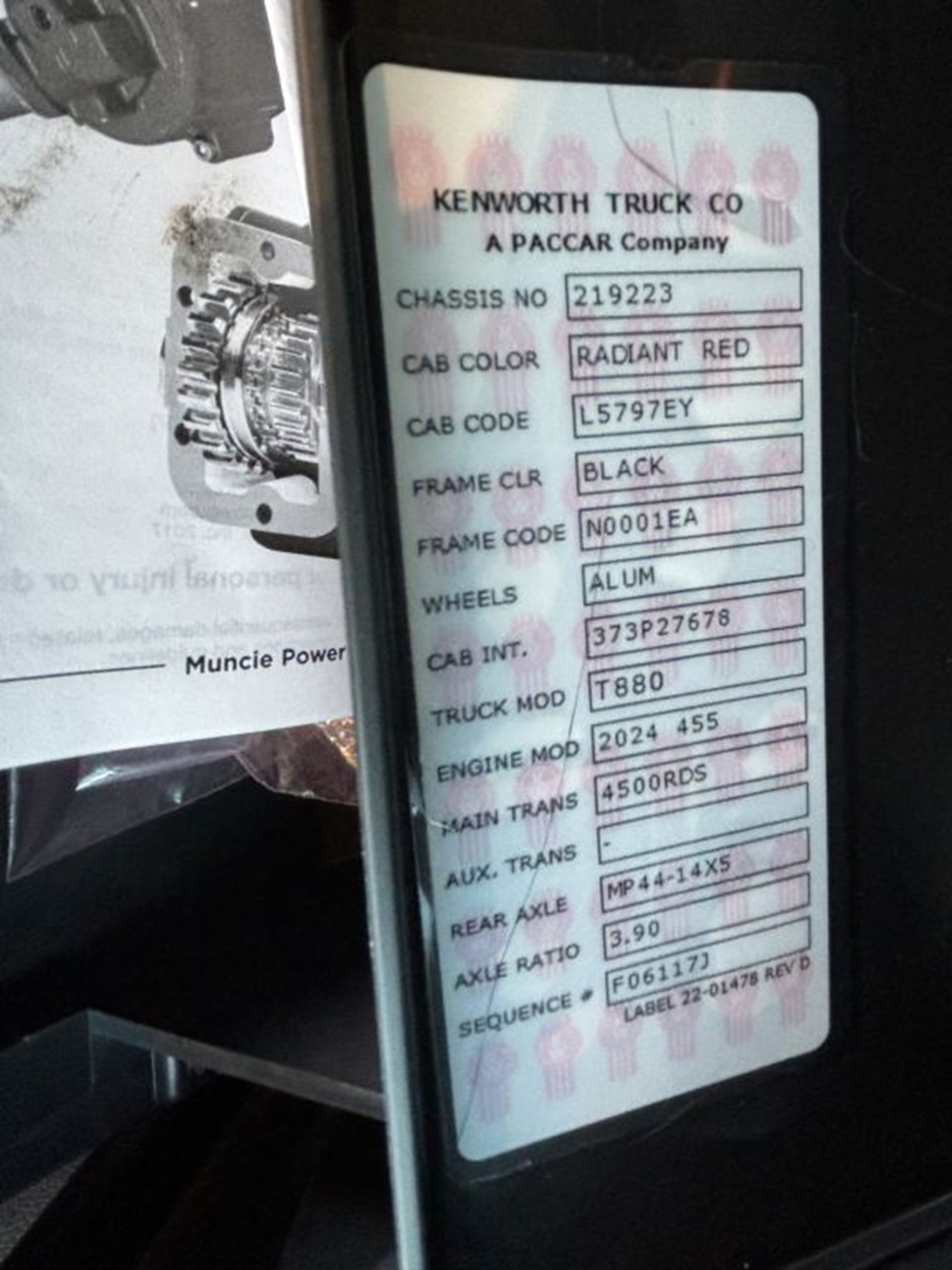 2026 Kenworth T880 TJ219223-13 2026 Kenworth T880 TJ219223-13