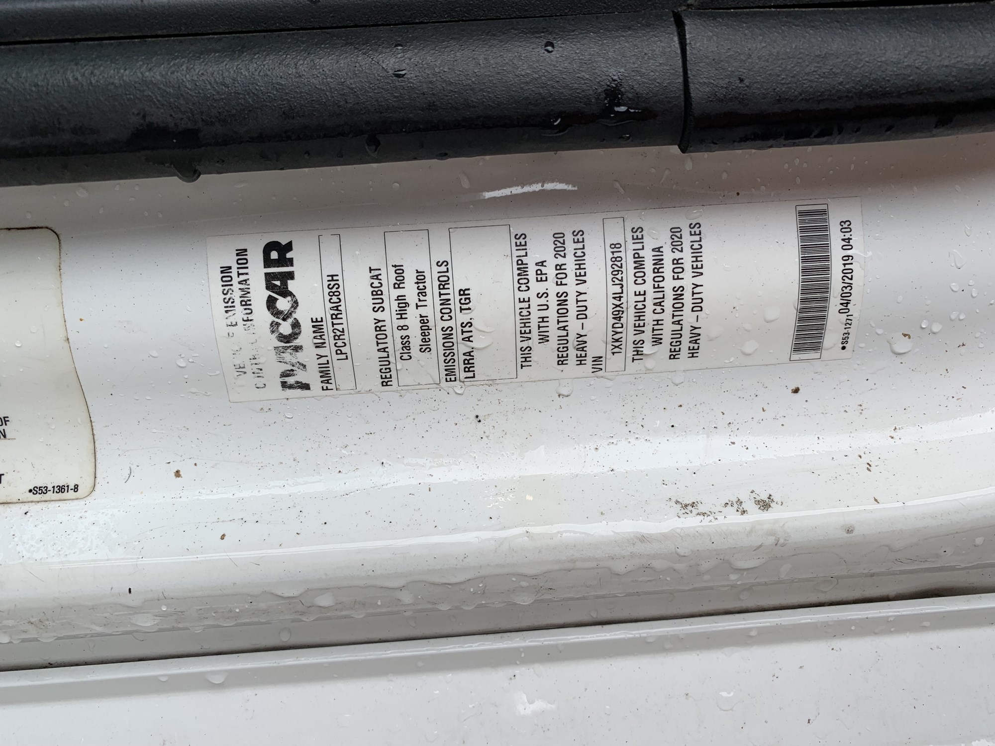 2020 Kenworth T680 LJ292819U-37 2020 Kenworth T680 LJ292819U-37