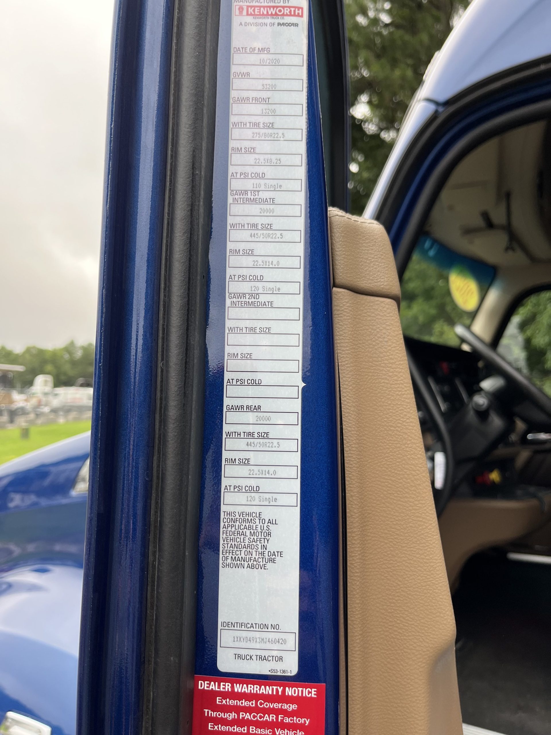 2021 Kenworth T680 MJ460420U-22 2021 Kenworth T680 MJ460420U-22