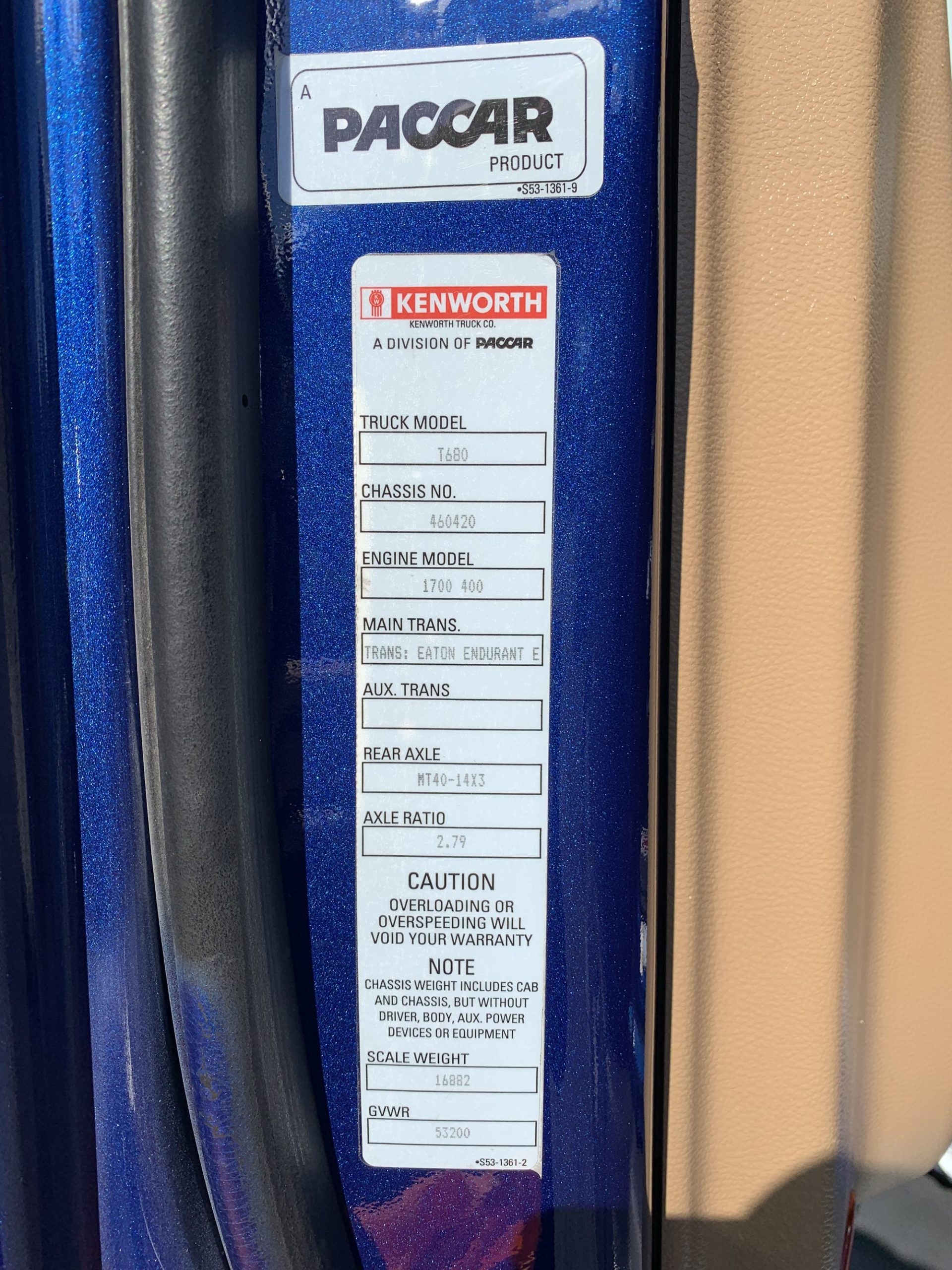 2021 Kenworth T680 MJ460420U-40 2021 Kenworth T680 MJ460420U-40