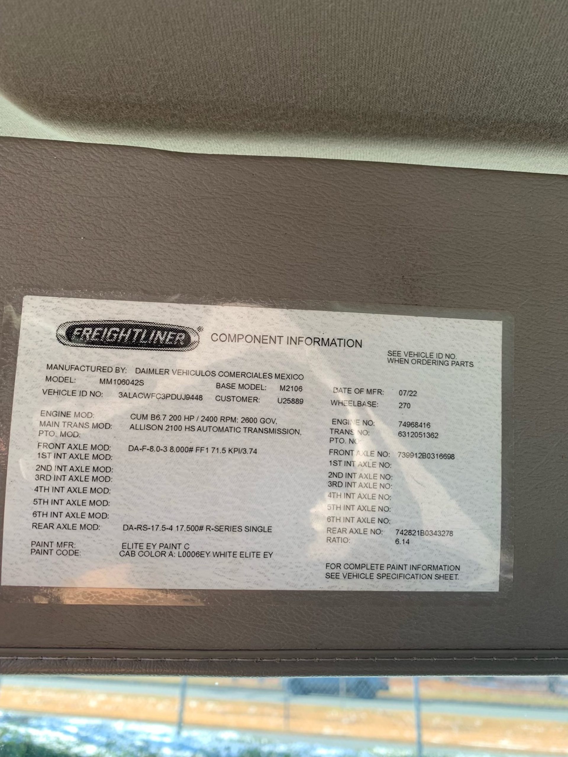 2022 Freightliner M2 NDNF9164U-08 2022 Freightliner M2 NDNF9164U-08