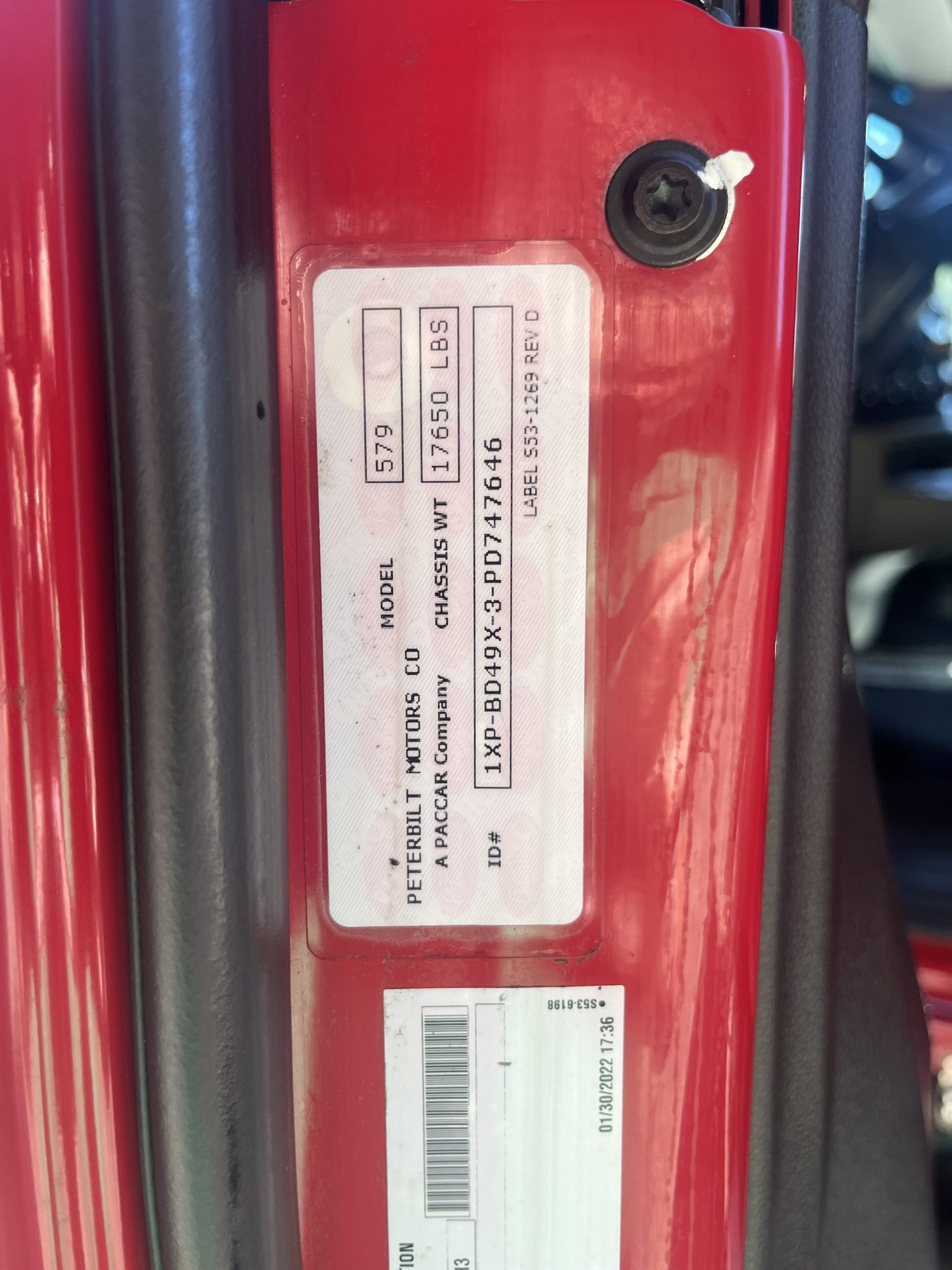 2023 Peterbilt 579 PD747646U-23 2023 Peterbilt 579 PD747646U-23