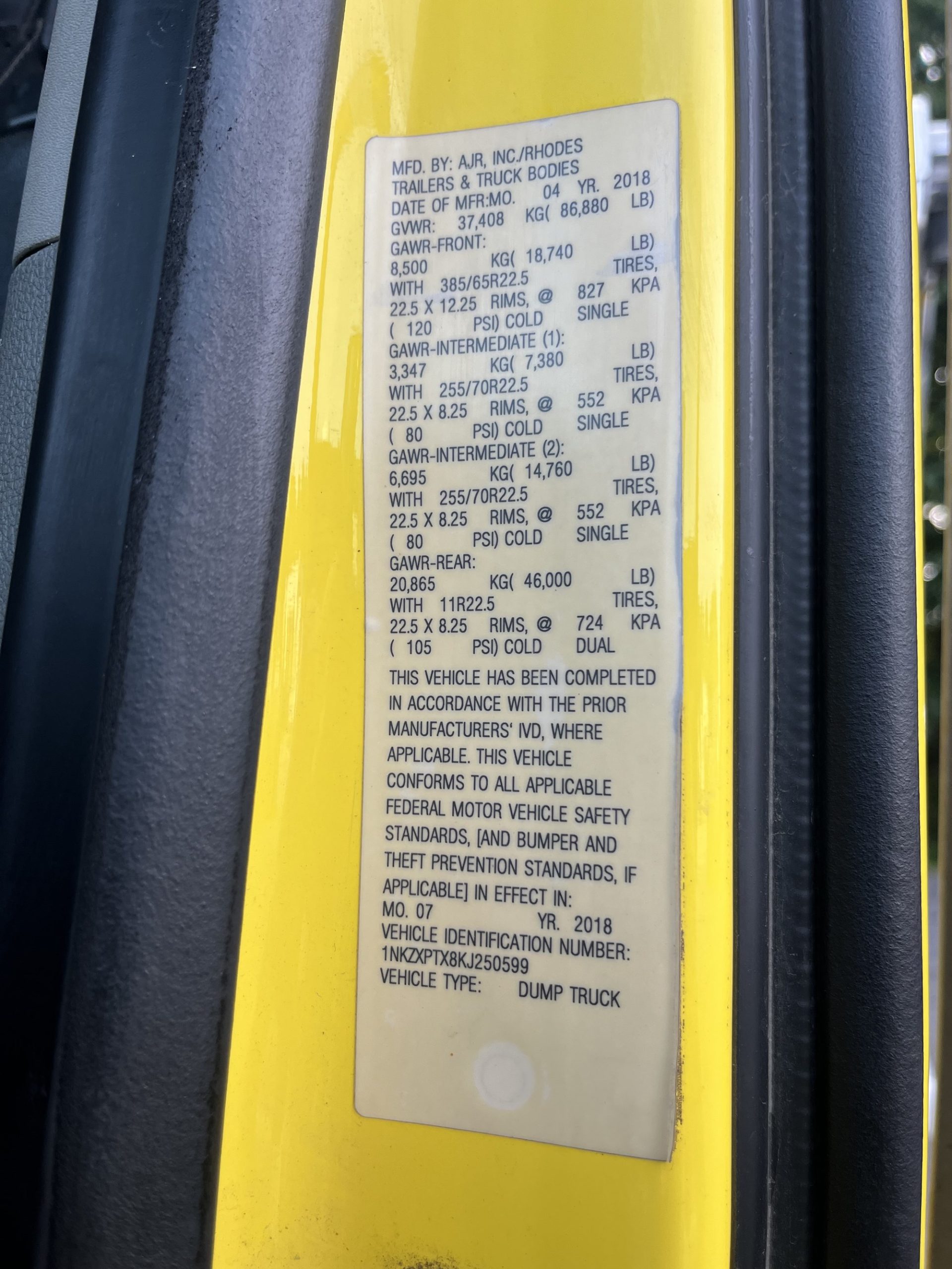 2019 Kenworth T880 KJ250599U1-19 2019 Kenworth T880 KJ250599U1-19