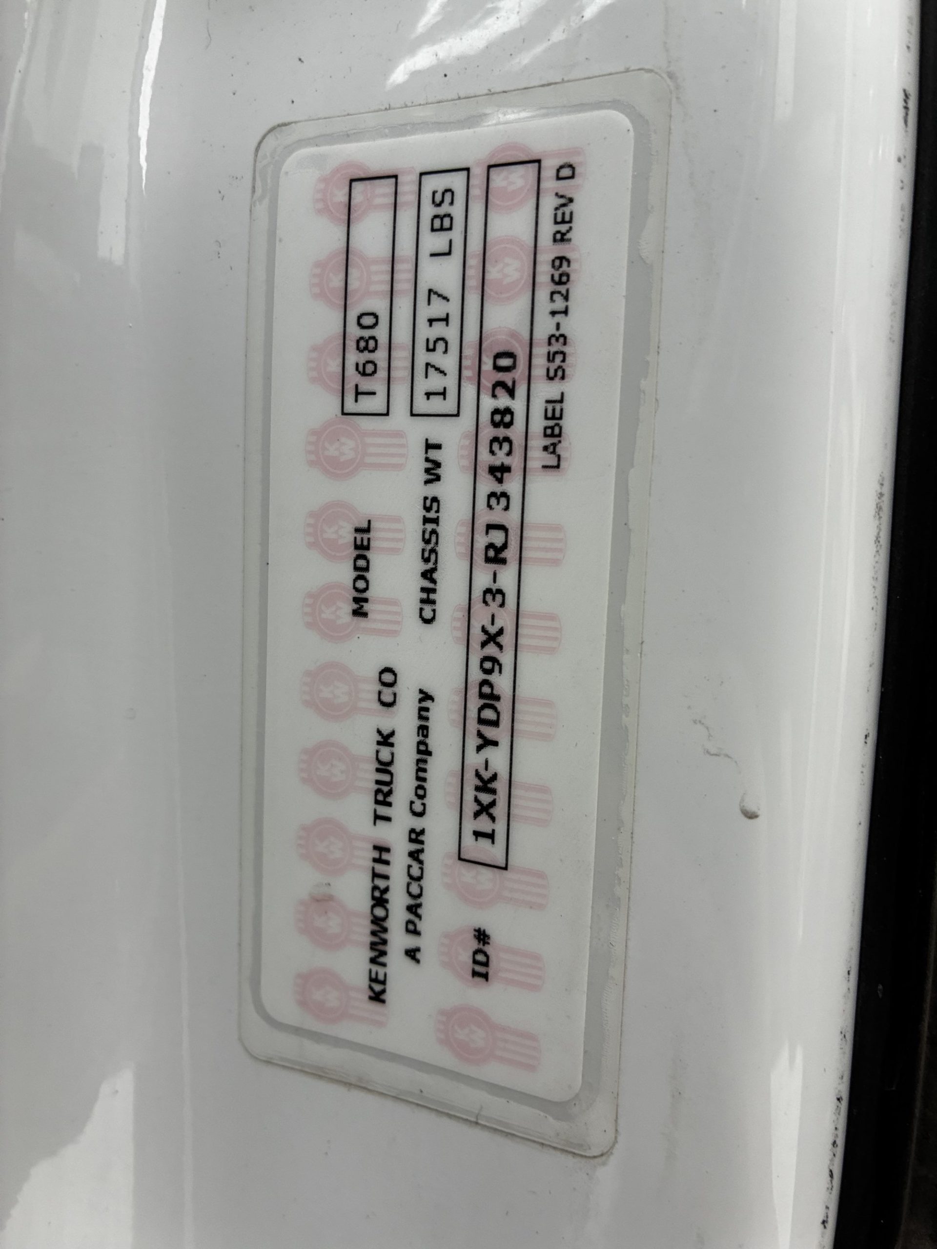 2024 Kenworth T680 Next Gen RJ343820U-12 2024 Kenworth T680 Next Gen RJ343820U-12