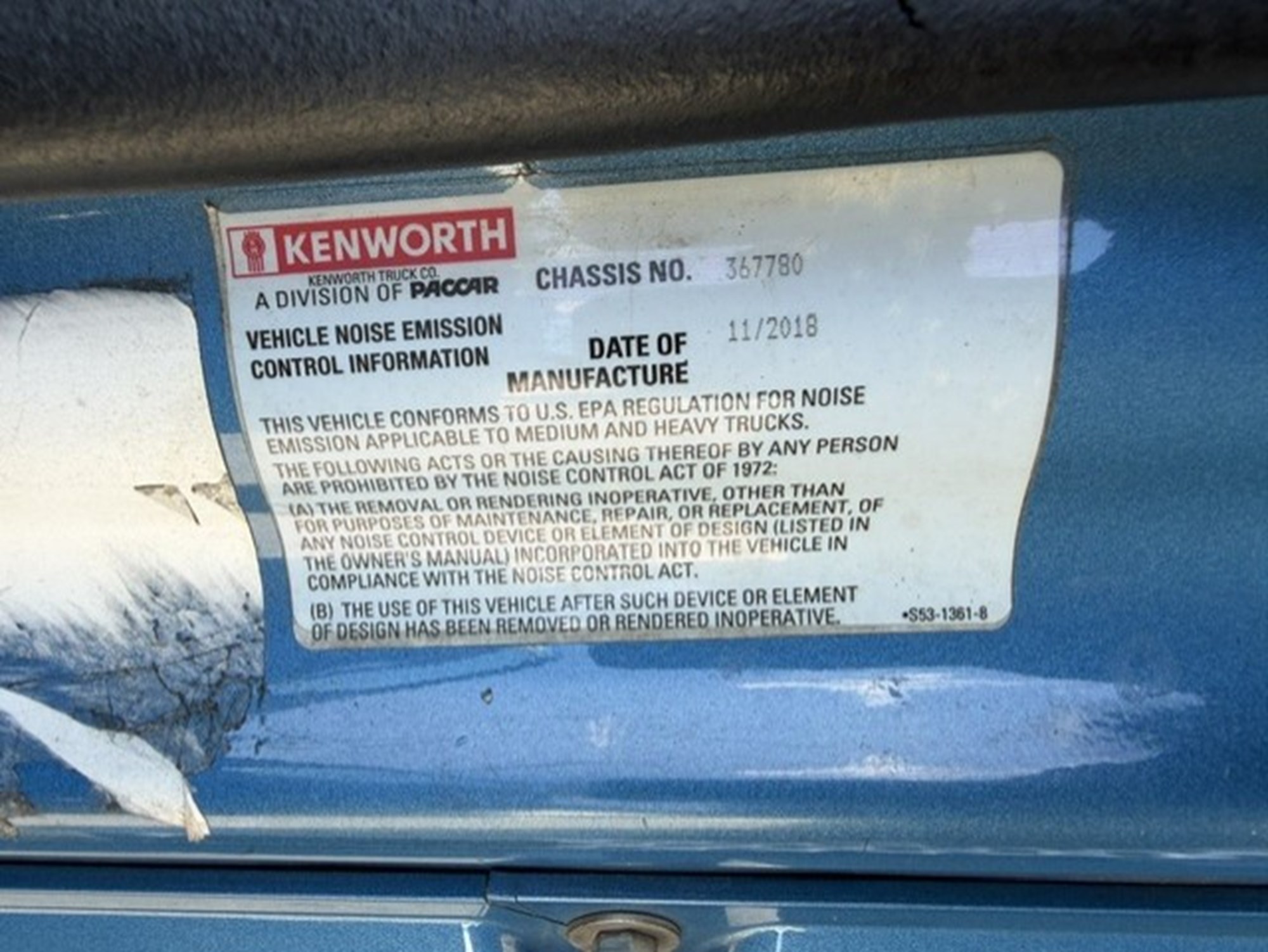 2019 Kenworth T680 KJ367780U-14 2019 Kenworth T680 KJ367780U-14