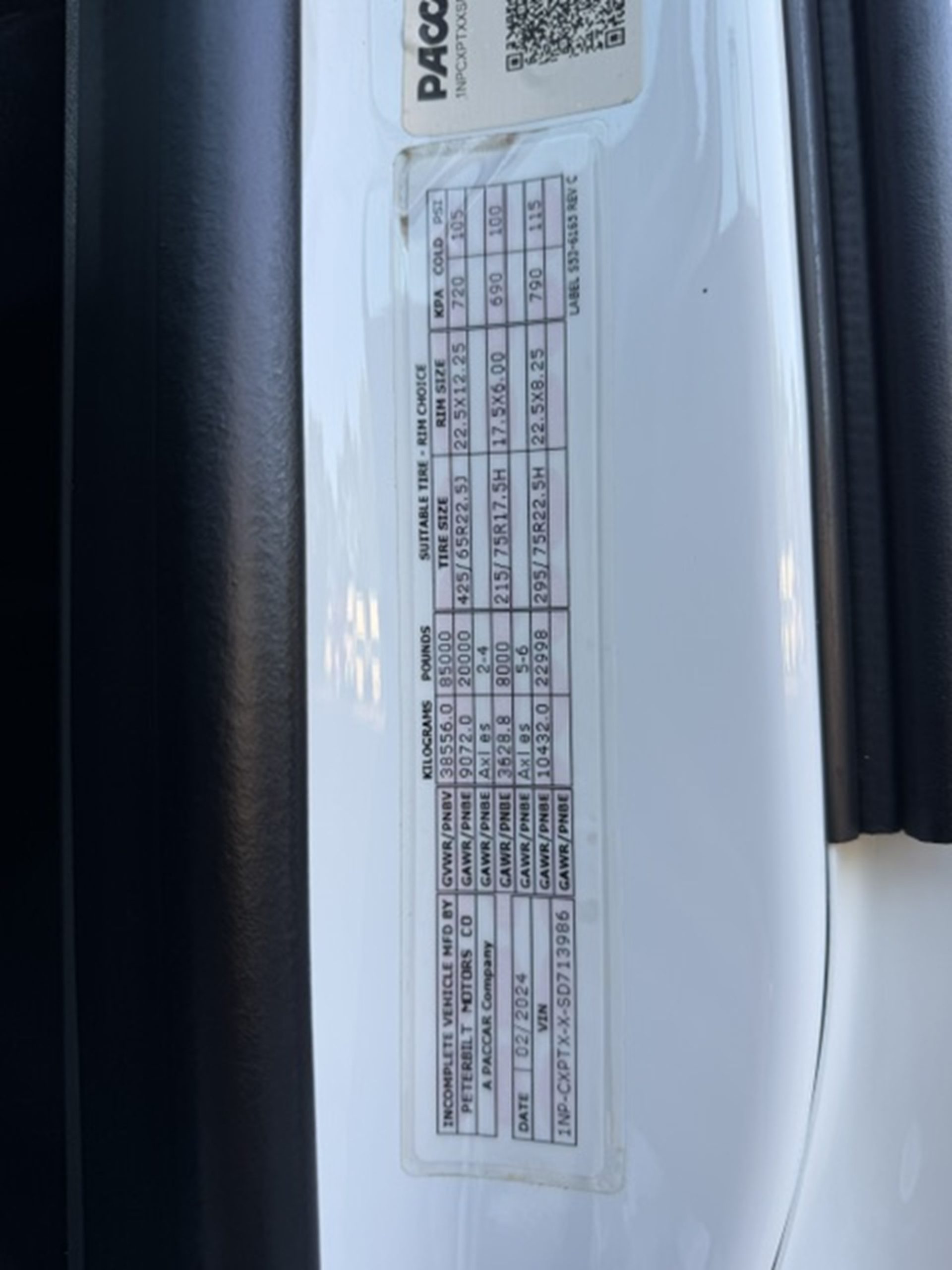 2025 Peterbilt 567 SD713986U-32 2025 Peterbilt 567 SD713986U-32