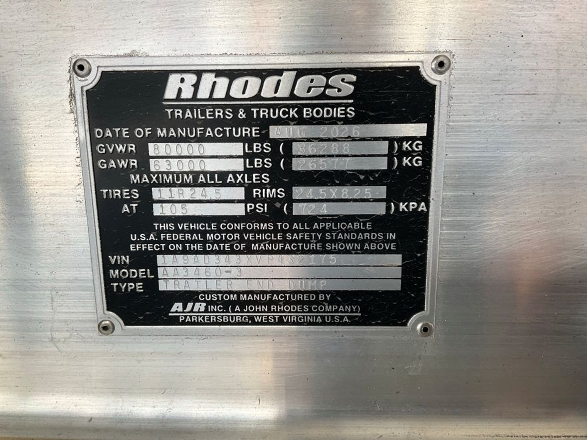 2027 Rhodes Trailer - Dump 2027 Rhodes Trailer - Dump - image 5 of 6